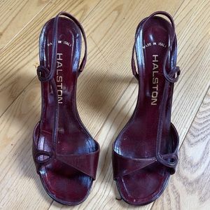 Vintage Halston heeled sandal